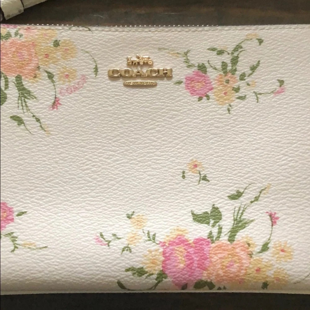 Coach Floral Wristlet - Picture 2 of 4